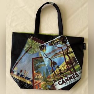 LANCÔME New "Cannes" Rivera Collection
Vintage Graphic Tote Bag NWOT